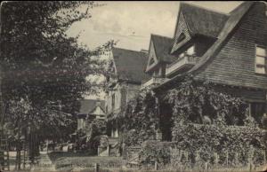 Stockton CA Residence St. Homes c1910 Postcard