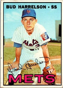 1967 Topps Baseball Card Bud Harrelson New York Mets sk2254