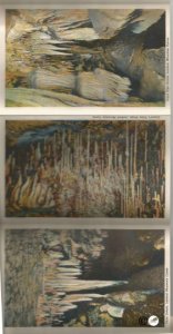 Views of Ruby Falls Lookout Mountain Caves Chattanooga Tennessee Postcard