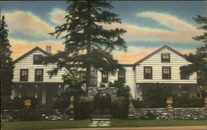 Manchester Bolton CT Villa Louisa Hotel Linen Postcard