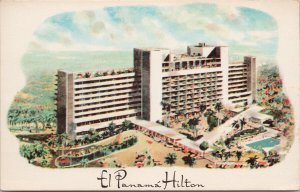 El Panama Hilton Panama City c1964 Postcard F24