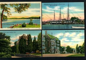 D9 Greetings Windsor Locks, Mystic Whaleship, Hadlyme Castle, New London College