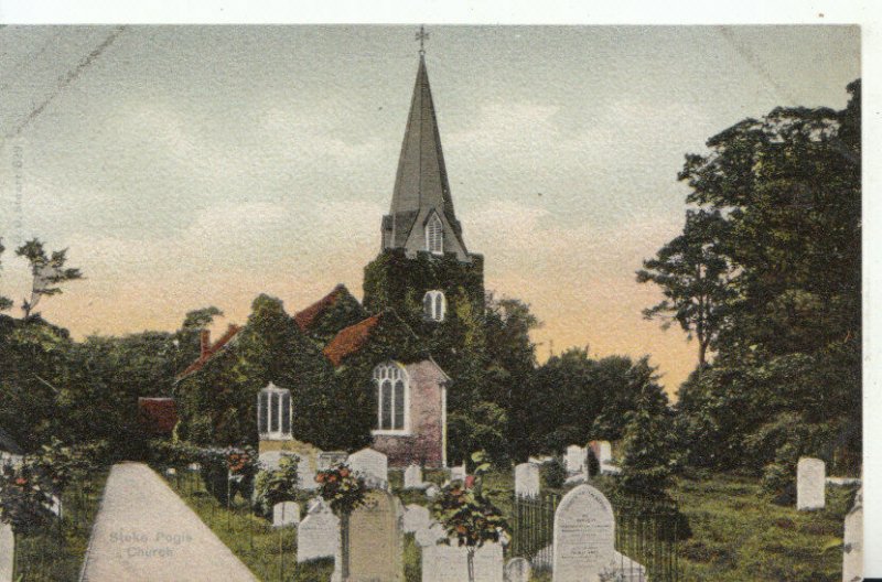 Buckinghamshire Postcard - Stoke Pogis Church - Ref 13502A