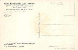 B84816 grand hotel di tripoli albergo restaurant gebel garian   libia lybia 