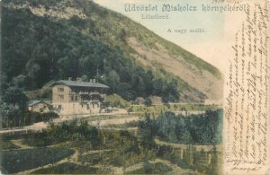 Hungary Lillafured Miskolcz hotel spa resort recreation 1900 postcard