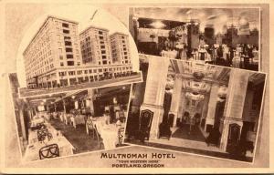 Oregon Portland Multnomah Hotel 1924