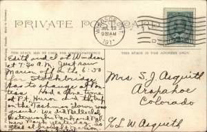 Windsor Ontario CPR RR Train Station Depot c1910 Postcard