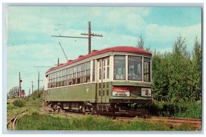 Kennebunkport Maine ME Postcard Seashore Trolley Museum Conventional Type c1960