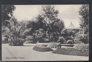 India Postcard - Bund Gardens, Poona  T7360