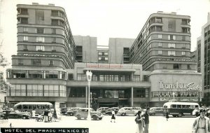 Mexico City, Hotel Del Prado, RPPC