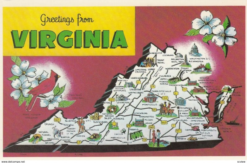 Map , Virginia , 50-60s #3