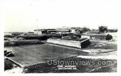 Real Photo - Fort McHenry in Baltimore, Maryland