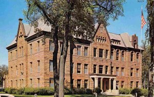 Court House Sparta Wisconsin 1963c postcard