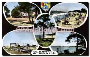 Postcard Modern Saint Brevin Loire Atlantique Rochelets the Place Saint Huber...