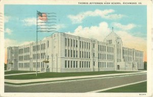 Richmond, Virginia Thomas Jefferson High School WB 1944 Postmark