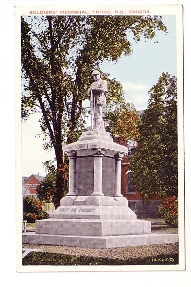 Soldiers' Memorial, Truro, Nova Scotia,