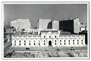 c1950's Palacio De La Moneda Santiago Chile Vintage RPPC Photo Postcard