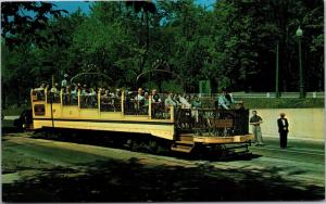 Montreal Observation Street Car at Seashore Trolley Museum, ME Vtg Postcard I10