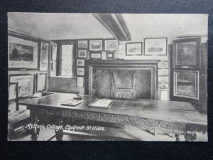 CHALFONT ST GILES Milton's Cottage INTERIOR (1) - Old Postcard