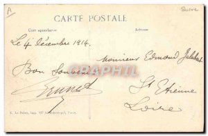 Old Postcard Candy destroyed Sermaize Army