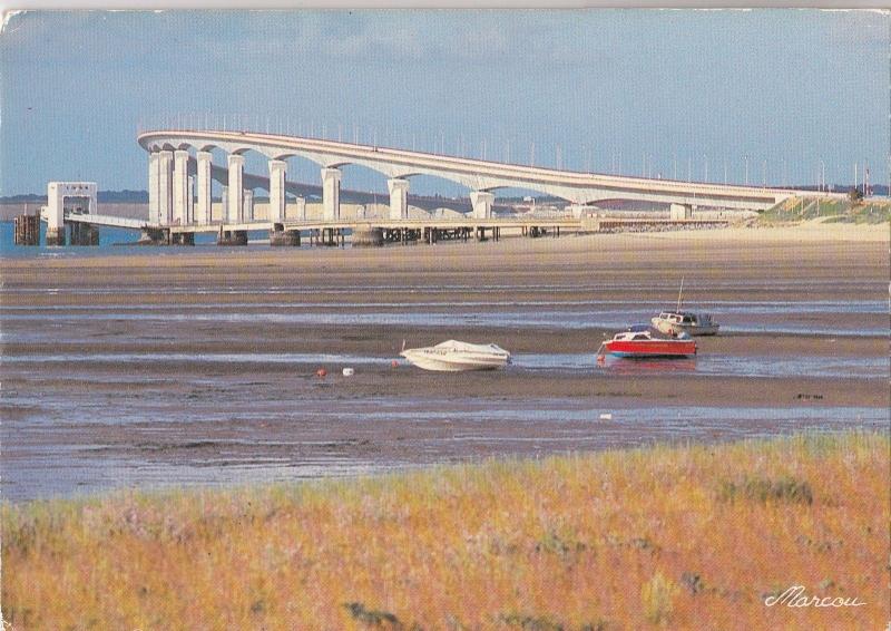 BF19891 pont de l ile de re c m ship  france front/back image