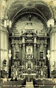 RPPC Sanctuary Basilica Lady Guadalupe San Luis Portugal Real Photo Postcard