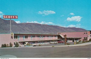 KAMLOOPS, British Columbia, Canada, 1940-60s; Scott's Motel, Classic Cars