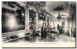 Old Postcard Chateau de Chantilly Gallery of Battles