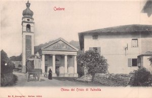 BELLUNO ITALY~CADORE CHIESA del CRISTO di VALCALDA~1904 PHOTO POSTCARD