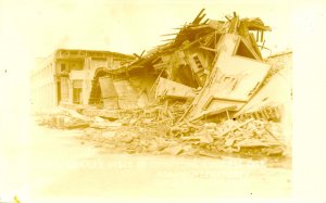CA - Compton Earthquake, Mar. 10, 1933. Business District    *RPPC