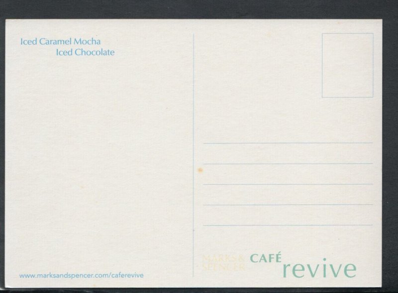 Food & Drink Postcard - Iced Caramel Mocha, Iced Chocolate   RR6616 