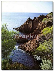 Postcard Modern Esterel red rocks Alpes Maritimes