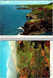 2~4X6 Postcards Kauai, HI Hawaii KILAUEA LIGHT STATION Light House~WAIMEA CANYON