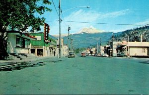 Canada British Columbia Squamish Clevel;and Avenue Looking North Toward Mt Ga...