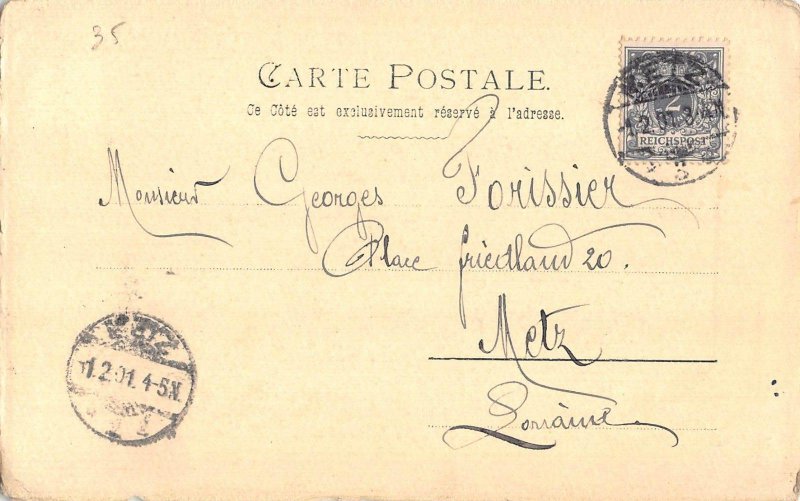 L111 France 1900-01 Militaria uniform French Army early nine postcard