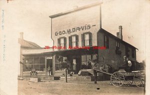 NY, Rock Glen, New York, RPPC, George M Davis General Store, Jenison Photo