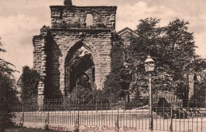 St John's Church Ruins,Chester,England,UK BIN