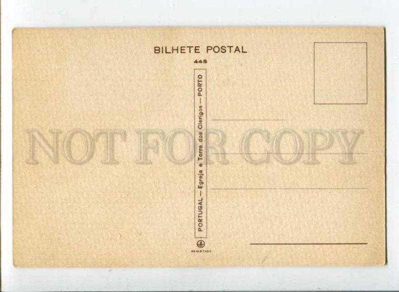 299893 PORTUGAL PORTO Egreja e Torre das Clerigos Vintage postcard