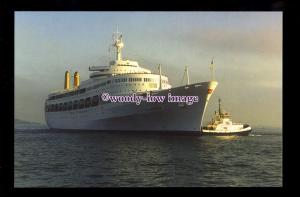 SIM0353 - P&O Liner - Canberra , built 1961 - postcard at San Francisco 1996