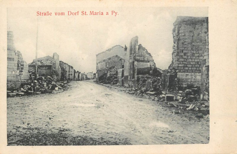 France Marne Sainte-Marie-à-Py during ww1