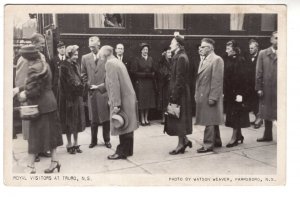 Real Photo, Royal Visitors, Truro, Nova Scotia, Queen Elizabeth II, Nov. 7, 1951