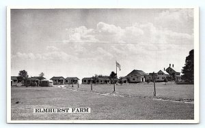 SEARSPORT, Maine ME ~ Roadside ELMHURST FARM CABINS E.H. Knowlton 1950s Postcard