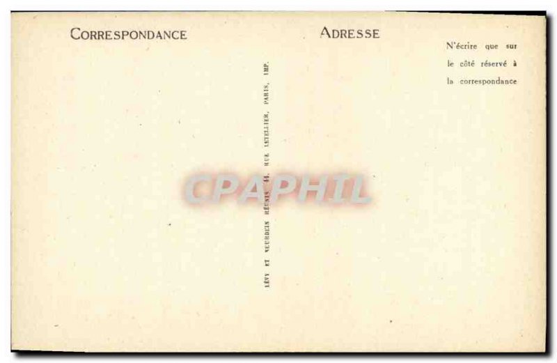 Old Postcard Paris Square Clignancourt