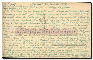 Postcard Old Mulhausen Postamt