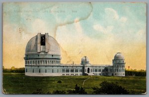 Postcard Lake Geneva WI c1910s Yerkes Astronomical Observatory Williams Bay