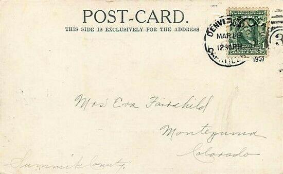 CO, Colorado Springs, Antelers Hotel, Pikes Peak, Art Souvenir