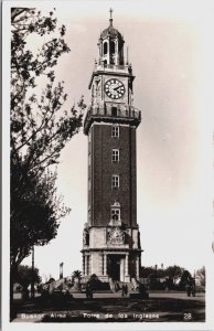 Argentina Buenos Aires Torre de los Ingleses Vintage RPPC C134