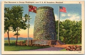 M-2627 First Monument to George Washington Near US 40 Boonsboro Maryland