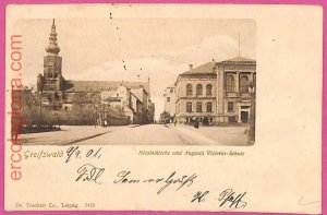 af8350 - Germany GERMANY - Postcards VINTAGE POSTCARD - Greifswald - 1901-