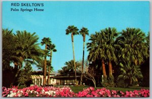 Palm Springs California 1960s Postcard Phil Harris Movie Star Actor House Home